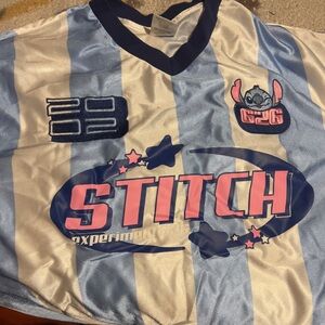 Disney Stitch Blue and White Jersey